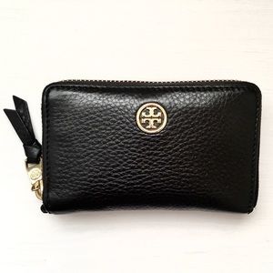 Tory Burch Wallet - Black Leather w/Gold